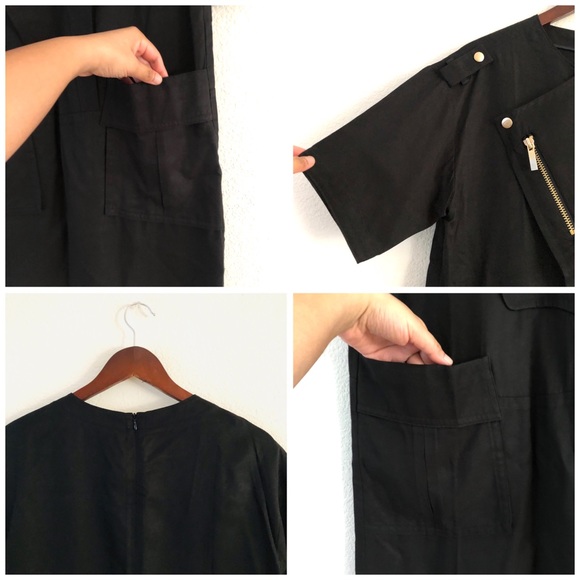 NWT Thomas Wylde Bramble Black Shift Dress - Picture 14 of 16